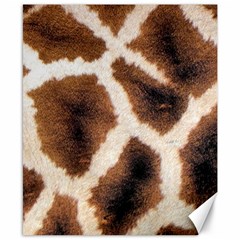 Giraffe Skin Texture Canvas 8  X 10  by kyorashop23