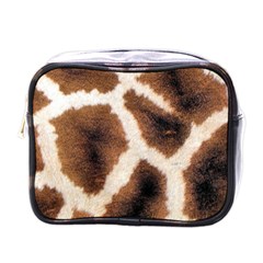 Giraffe Skin Texture Mini Toiletries Bag (one Side) by kyorashop23