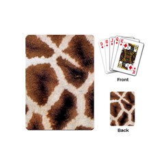 Giraffe Skin Texture Playing Cards Single Design (mini)