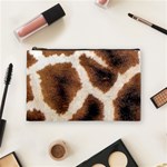 Giraffe Skin Texture Cosmetic Bag (Medium) Front