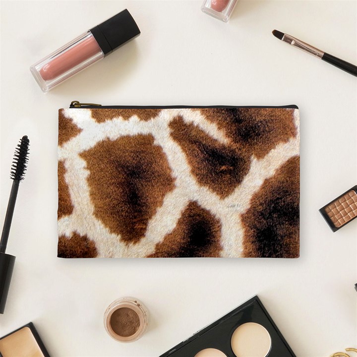 Giraffe Skin Texture Cosmetic Bag (Medium)