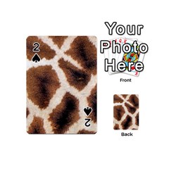 Giraffe Skin Texture Playing Cards 54 Designs (mini)