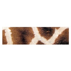 Giraffe Skin Texture Oblong Satin Scarf (16  X 60 ) by kyorashop23