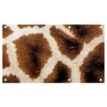 Giraffe Skin Texture Banner and Sign 7  x 4  Front