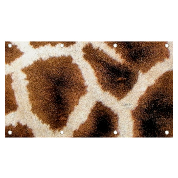 Giraffe Skin Texture Banner and Sign 7  x 4 