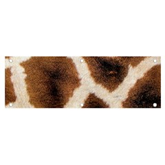 Giraffe Skin Texture Banner And Sign 6  X 2 