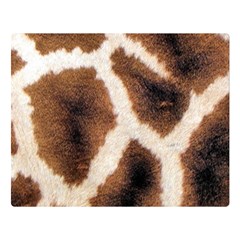 Giraffe Skin Texture Premium Plush Fleece Blanket (large)