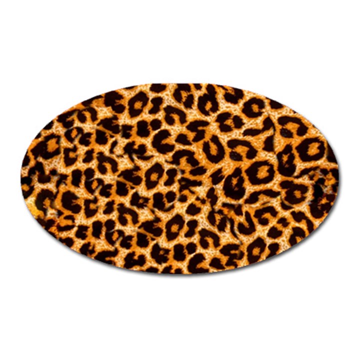 Giraffe Texture, Close-up, Giraffe Skin Texture Oval Magnet