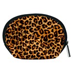 Giraffe Texture, Close-up, Giraffe Skin Texture Accessory Pouch (Medium) Back