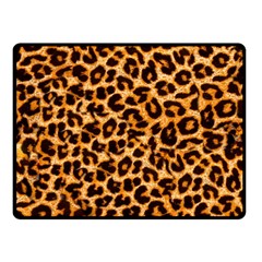 Giraffe Texture, Close-up, Giraffe Skin Texture Two Sides Fleece Blanket (small) by kyorashop23