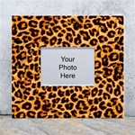 Giraffe Texture, Close-up, Giraffe Skin Texture White Wall Photo Frame 5  x 7  Front