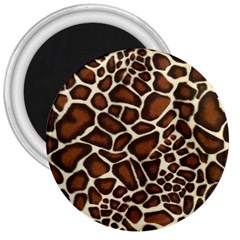 Giraffe Texture, Macro 3  Magnets by kyorashop23