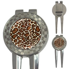 Giraffe Texture, Macro 3-in-1 Golf Divots by kyorashop23