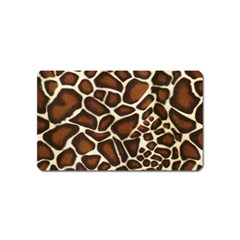 Giraffe Texture, Macro Magnet (name Card) by kyorashop23