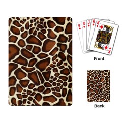 Giraffe Texture, Macro Playing Cards Single Design (rectangle)