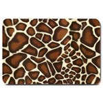 Giraffe Texture, Macro Large Doormat 30 x20  Door Mat