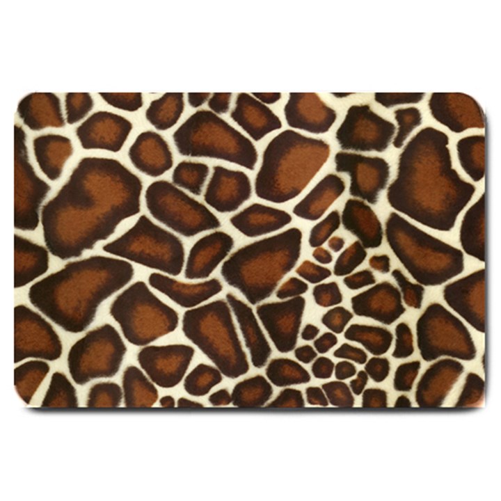 Giraffe Texture, Macro Large Doormat