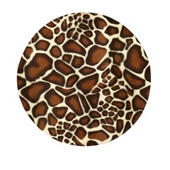 Giraffe Texture, Macro Mini Round Pill Box (pack Of 3) by kyorashop23