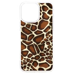 Giraffe Texture, Macro Iphone 15 Pro Max Tpu Uv Print Case by kyorashop23