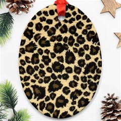 Jaguar Skin Texture, Jaguar Wool Texture, Yellow Ornament (oval)