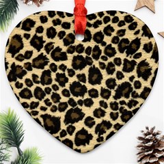 Jaguar Skin Texture, Jaguar Wool Texture, Yellow Ornament (heart)