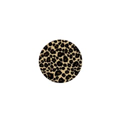 Jaguar Skin Texture, Jaguar Wool Texture, Yellow 1  Mini Buttons by kyorashop23