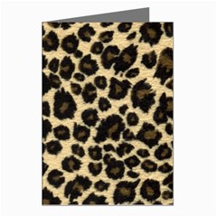 Jaguar Skin Texture, Jaguar Wool Texture, Yellow Greeting Cards (pkg Of 8)