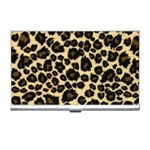 Jaguar Skin Texture, Jaguar Wool Texture, Yellow Business Card Holder Front