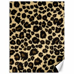 Jaguar Skin Texture, Jaguar Wool Texture, Yellow Canvas 12  X 16  by kyorashop23