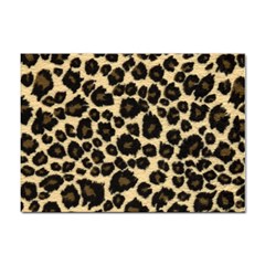 Jaguar Skin Texture, Jaguar Wool Texture, Yellow Sticker A4 (100 Pack) by kyorashop23