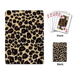 Jaguar Skin Texture, Jaguar Wool Texture, Yellow Playing Cards Single Design (rectangle)