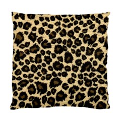 Jaguar Skin Texture, Jaguar Wool Texture, Yellow Standard Cushion Case (one Side) by kyorashop23