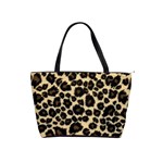 Jaguar Skin Texture, Jaguar Wool Texture, Yellow Classic Shoulder Handbag Front