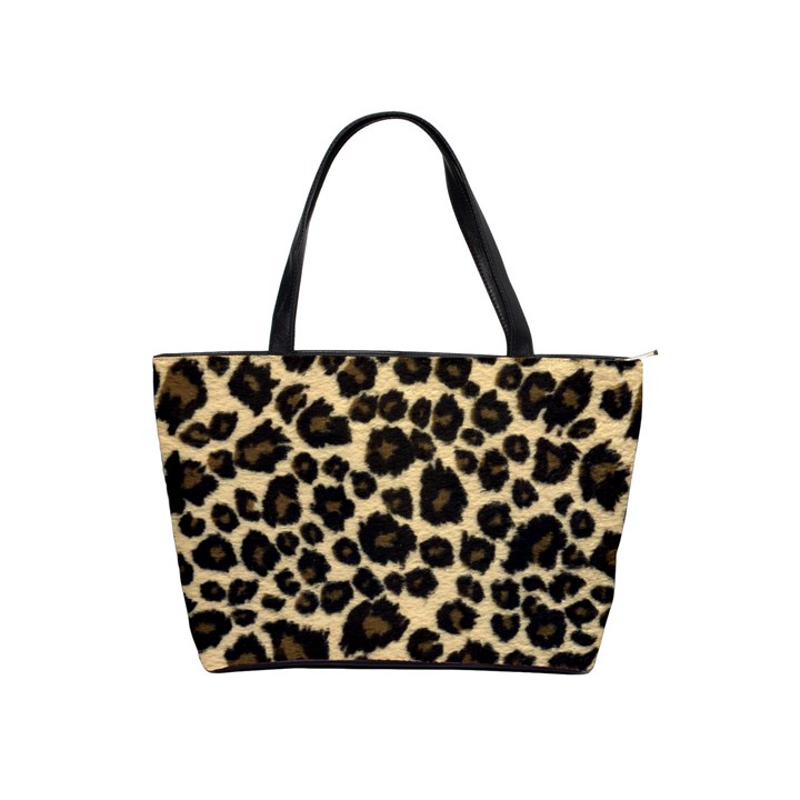 Jaguar Skin Texture, Jaguar Wool Texture, Yellow Classic Shoulder Handbag