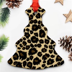 Jaguar Skin Texture, Jaguar Wool Texture, Yellow Ornament (christmas Tree) 