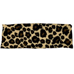 Jaguar Skin Texture, Jaguar Wool Texture, Yellow Body Pillow Case (dakimakura) by kyorashop23