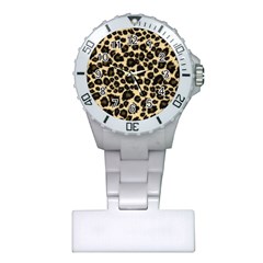 Jaguar Skin Texture, Jaguar Wool Texture, Yellow Plastic Nurses Watch by kyorashop23