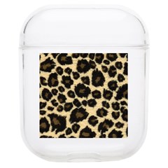 Jaguar Skin Texture, Jaguar Wool Texture, Yellow Soft Tpu Airpods 1/2 Case by kyorashop23