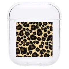 Jaguar Skin Texture, Jaguar Wool Texture, Yellow Hard Pc Airpods 1/2 Case by kyorashop23