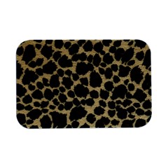 Jaguar Skin Texture, Jaguar Wool Texture, Yellow Open Lid Metal Box (silver)   by kyorashop23