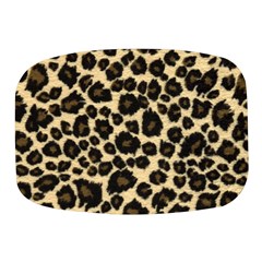 Jaguar Skin Texture, Jaguar Wool Texture, Yellow Mini Square Pill Box