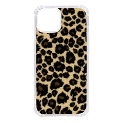 Jaguar Skin Texture, Jaguar Wool Texture, Yellow Iphone 14 Tpu Uv Print Case by kyorashop23