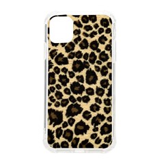 Jaguar Skin Texture, Jaguar Wool Texture, Yellow Iphone 11 Tpu Uv Print Case by kyorashop23