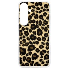 Jaguar Skin Texture, Jaguar Wool Texture, Yellow Samsung Galaxy S24 Ultra 6 9 Inch Tpu Uv Case by kyorashop23