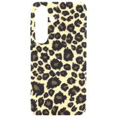 Jaguar Skin Texture, Jaguar Wool Texture, Yellow Samsung Galaxy S24 6 2 Inch Black Tpu Uv Case by kyorashop23