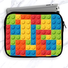 Lego Bricks, Colorful Dots Background Apple Ipad 2/3/4 Zipper Cases by kyorashop23