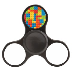 Lego Bricks, Colorful Dots Background Finger Spinner by kyorashop23