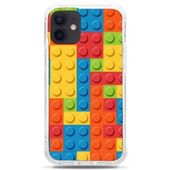 Lego Bricks, Colorful Dots Background Iphone 12 Mini Tpu Uv Print Case	 by kyorashop23