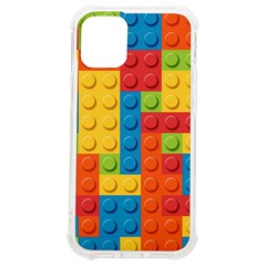 Lego Bricks, Colorful Dots Background Iphone 12 Mini Tpu Uv Print Case	 by kyorashop23