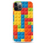 Lego Bricks, Colorful Dots Background iPhone 12 Pro max TPU UV Print Case Front